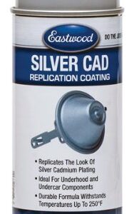 Eastwood Acrylic Silver Cad Lacquer Up To 250 Degrees Paint Recover Aerosol