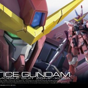 Bandai Hobby No.09 Justice Gundam Seed 1/144-Real Grade by Bandai Hobby