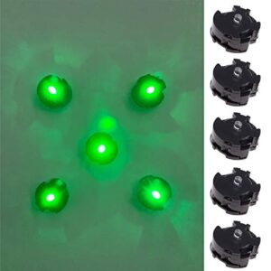 Tesytto 5PCS LED Units for Gundam Models Kits, MG LED Unit Set for Gundam 00 MG GN-X Light Up Certain Gundam Models Hobby Accessories (Green)