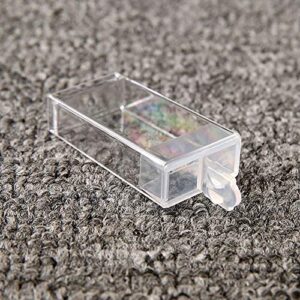 KANTANZE Diamond Painting Storage Boxes, 64 Grids Bead Storage Containers Box Plastic Organiser Case for Craft Bead Nail Screw Jewellery