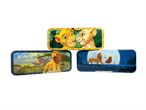 Set of Three Lion King Pencil Case, Marker Case, Crayon Case, Back to School Shopping for Students