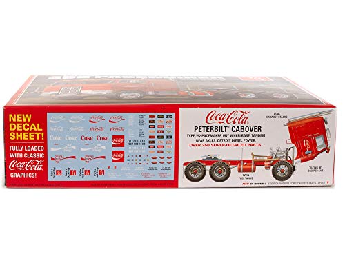 AMT Peterbuilt 352 Pacemaker Cabover (Coca Cola) 1:25 Scale Model Kit (AMT1090)