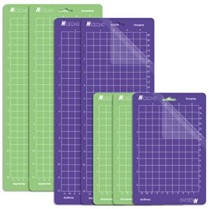 nicecho cutting mat for cricut joy machine, 4.5” x12” 4.5”x6.5” standardgrip/stronggrip mats, variety adhesive cutting mats replacement accessories for cricut joy