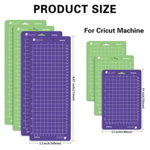 NICECHO Cutting Mat for Cricut Joy Machine, 4.5” X12” 4.5”X6.5” StandardGrip/StrongGrip Mats, Variety Adhesive Cutting Mats Replacement Accessories for Cricut Joy