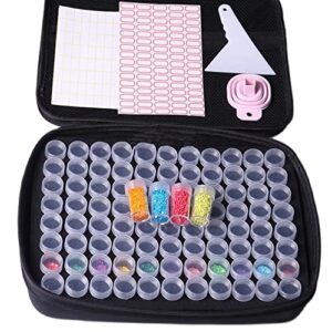 Diamond Painting Container Storage with 20 Bottles/88 Bottles, Jewelry Container Tool Box for Beads, Rhinestones