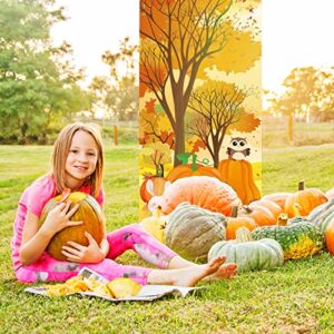 Fall Door Cover Thanksgiving Door Decoration Autumn Banner Harvest Backdrop 78 x 35.4 Inches