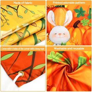 Fall Door Cover Thanksgiving Door Decoration Autumn Banner Harvest Backdrop 78 x 35.4 Inches