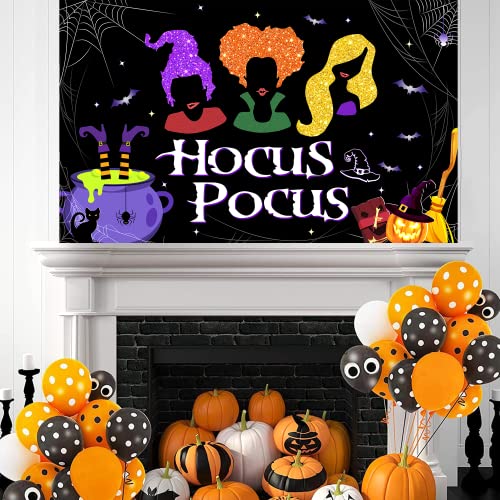 Large 71" X 43" Backdrop, Party Decorations, Witch Sisters Backdrop for Decorations Party, Birthday Decorations for Kids