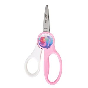 fiskars kids scissors magic morph pointed-tip, 5 inch, mermaid