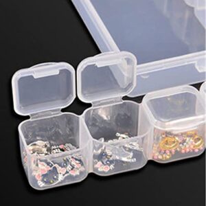 5D Diamond Painting Storage, 28 Grids Transparent Container Box for Beads, Buttons, Studs, DIY Accessories