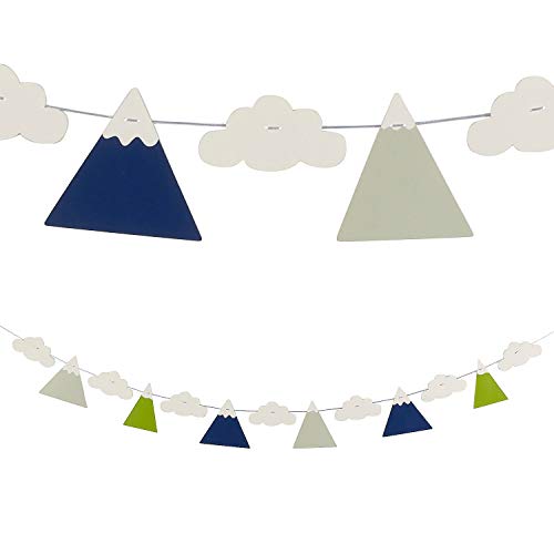 BORN TO MOVE MOUNTAINS GARLAND - Party Decor - 1 Piece