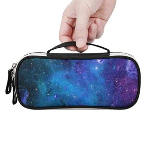 Space Galaxy Pencil Case Bag Large Capacity Stationery Pouch with Handle Portable Makeup Bag Desk Organizer