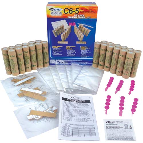 United Model C6-5 Engine Bulk Pack, Includes 24 Model Rocket Engines