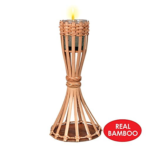 Tabletop Bamboo Torch (candle included) Party Accessory (1 count) (1/Pkg)