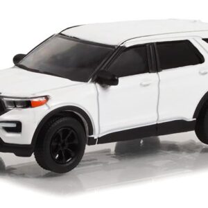 Greenlight 68010-D Showroom Floor Series 1 - 2022 Explorer ST - Star White 1:64 Scale Diecast