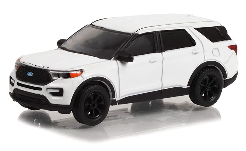 Greenlight 68010-D Showroom Floor Series 1 - 2022 Explorer ST - Star White 1:64 Scale Diecast