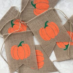 Uniwish Pumpkin Banner Happy Fall Y’all Garland Thanksgiving Day Decorations Birthday Baby Shower Home Décor Rustic Harvest Bunting