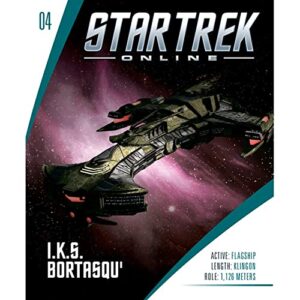 Hero Collector Eaglemoss Bortasqu'-Class Klingon Flagship | Star Trek Online Starship Collection | Model Replica