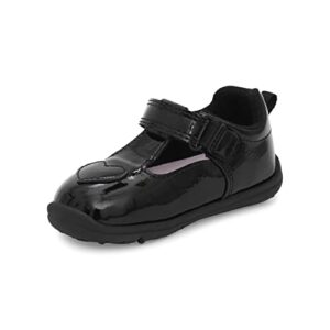 carter’s baby girls hallie-gp first walker shoe, black, 3.5 infant us