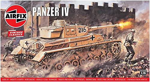 Airfix Panzer IV F1 / F2 Tank 1:76 Vintage Classics Military Plastic Model Kit A02308V