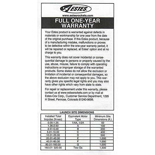 Estes C6-5 Mini Bulk Pack - 3 Packs of 3 for 9 Engines/Motors with Starters