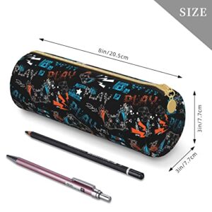 Cool Video Game Funny Pencil Case Large Capacity Pen Box Makeup Pouch Holder Organizer Stationery Bag For School Office College Traval Adults Boy Girls Women Men