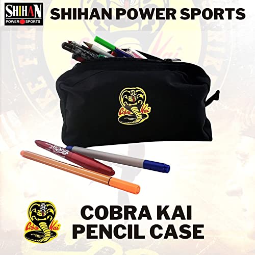 Cobra Kais Dragon Pencil Case Teens School Home,Pencil Bag Pen Case, Students Stationery Pouch Pencil Holder Desk Organizer with Zipper, Portable Pencil...