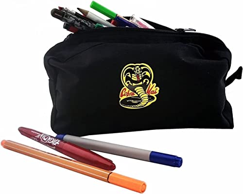 Cobra Kais Dragon Pencil Case Teens School Home,Pencil Bag Pen Case, Students Stationery Pouch Pencil Holder Desk Organizer with Zipper, Portable Pencil...