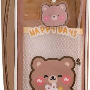 Pencil Pouch Kawaii, Kawaii Pencil Case Aesthetic Cute Pencil Case, Cute Pencil Case, Kawaii Clear Pencil Case (Pencil Pouch Kawaii-D)