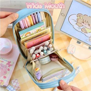 Pencil Pouch Kawaii, Kawaii Pencil Case Aesthetic Cute Pencil Case, Cute Pencil Case, Kawaii Clear Pencil Case (Pencil Pouch Kawaii-D)