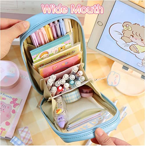 Pencil Pouch Kawaii, Kawaii Pencil Case Aesthetic Cute Pencil Case, Cute Pencil Case, Kawaii Clear Pencil Case (Pencil Pouch Kawaii-D)