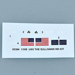 Trumpeter 1/350 Scale USS The Sullivans DD537 Destroyer