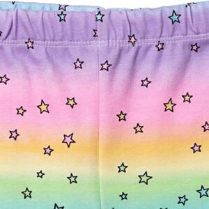 Star Wars The Child Toddler Girls Graphic T-Shirt Shorts and Scrunchie 3 Piece Outfit Set Pink/Rainbow 5T