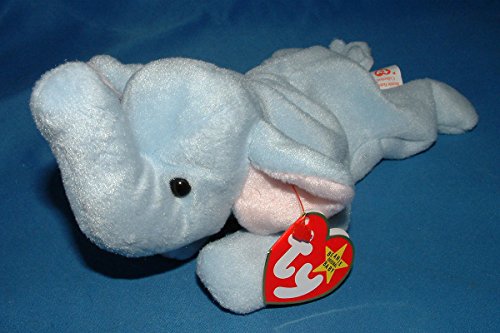 Ty Beanie Baby Peanut - MWMT (Elephant light Blue 1995) ^G#fbhre-h4 8rdsf-tg1324707