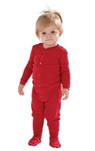 pajamagram christmas pajamas for kids – toddler christmas pajamas, red, 3t