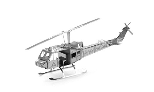 Metal Earth Huey UH-1 Helicopter 3D Metal Model Kit Fascinations