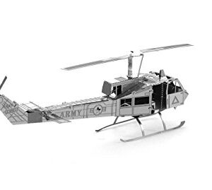 Metal Earth Huey UH-1 Helicopter 3D Metal Model Kit Fascinations