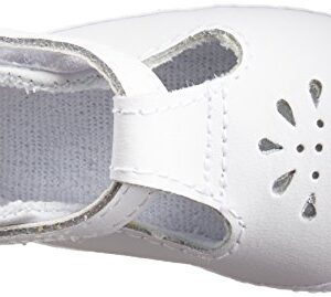 Baby Deer, Baby-Girls Crib Shoe, White, 00(Preemie)