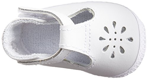 Baby Deer, Baby-Girls Crib Shoe, White, 00(Preemie)