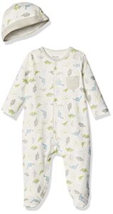 little me baby boys and toddler sleepers, dinosaur print, 3 months us