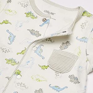 Little Me baby boys and Toddler Sleepers, Dinosaur Print, 3 Months US