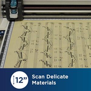 Brother ScanNCut DX Mat CADXMATS12, 12" x 12" Scanning Mat, Non-Tack to Convert Materials into Custom Designs