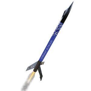 estes starship octavius flying model rocket kit 7284| snap together beginner kit | soars up to 1100′