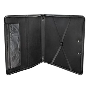 Speedball Universal Heavy Duty Art Portfolio Carrying Case with Handles for Storing and Transporting Artwork, Sketch, Drawing and Canvas, Black, 14 x 18 Inches