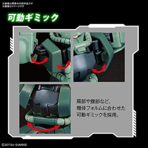 BANDAI SPIRITS HG Mobile Suit Gundam Zaku II 1/144 Scale Color Coded Plastic Model