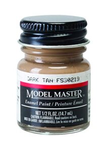 dark tan (fs30219) 1/2 oz enamel paint bottle by testor corp.