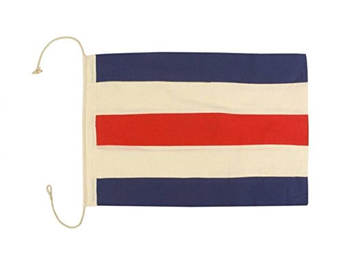 Hampton Nautical Letter F Nautical Cloth Alphabet Flag, Letter C