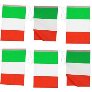 juvale italian flag banners (100 ft, 80 flags)