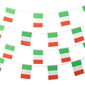 Juvale Italian Flag Banners (100 ft, 80 Flags)