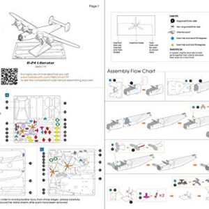 Fascinations Metal Earth B-24 Liberator 3D Metal Model Kit